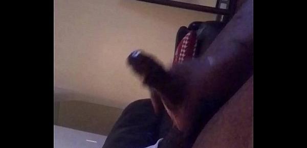  Pretty Ebony Sloppy blowjob w ThickDickBandit